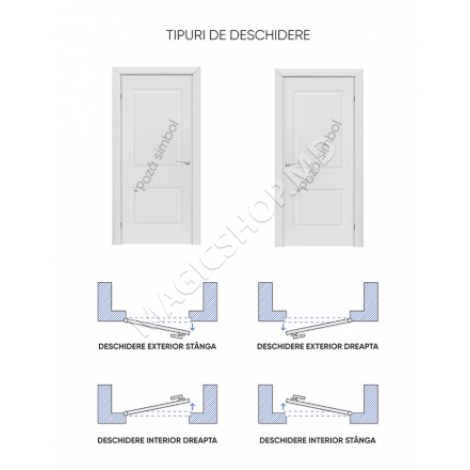 Межкомнатная дверь Sevilia ST (Д 60; 70; 80 x 200 см) без стекла